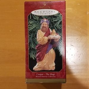 Hallmark Porcelain Caspar the Magi Ornament 2000